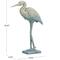 19" Light Blue Ombre Textured Flamingo Sculpture